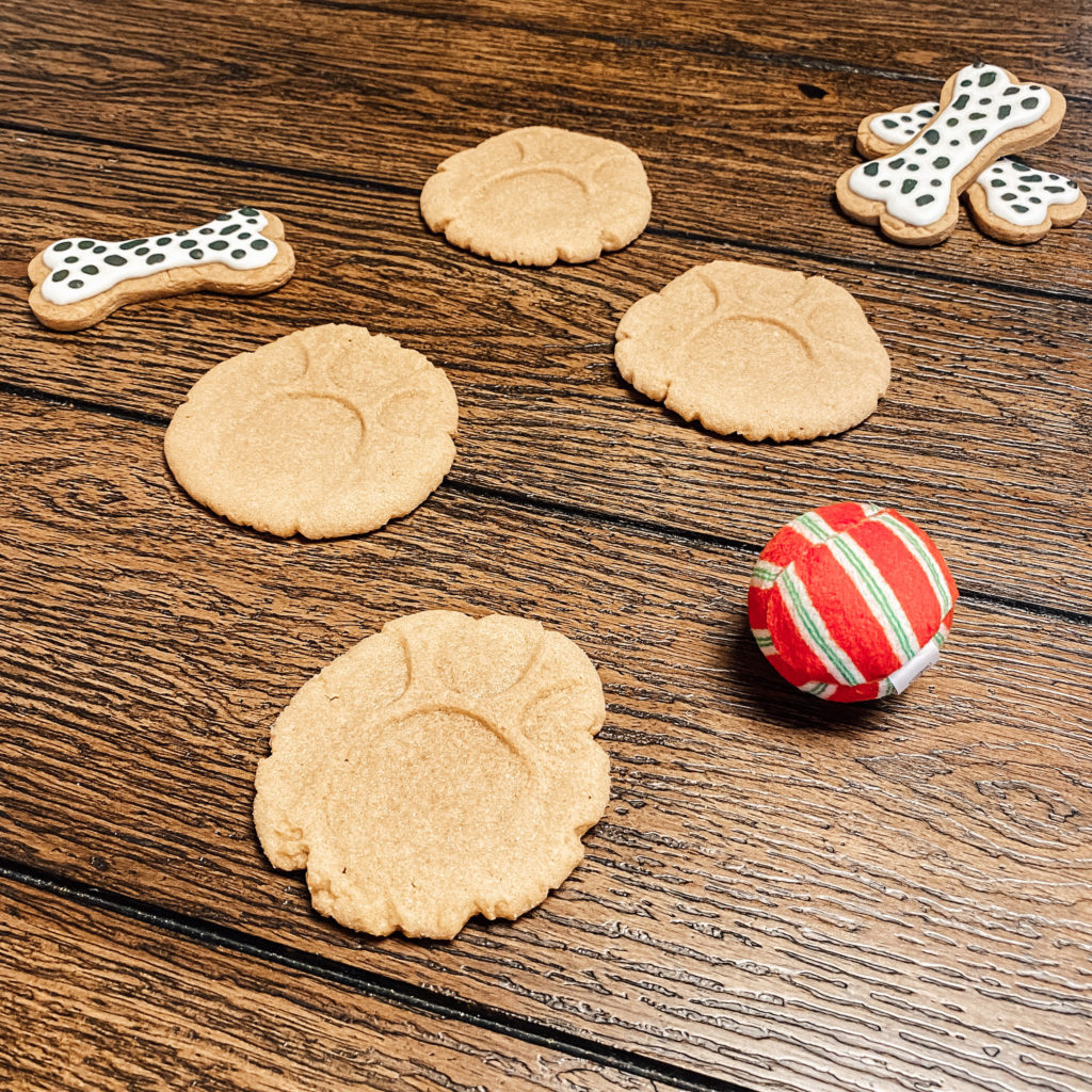 101 Dalmations Peanut Butter Puppy Paw Print Cookies - Drop of Disney