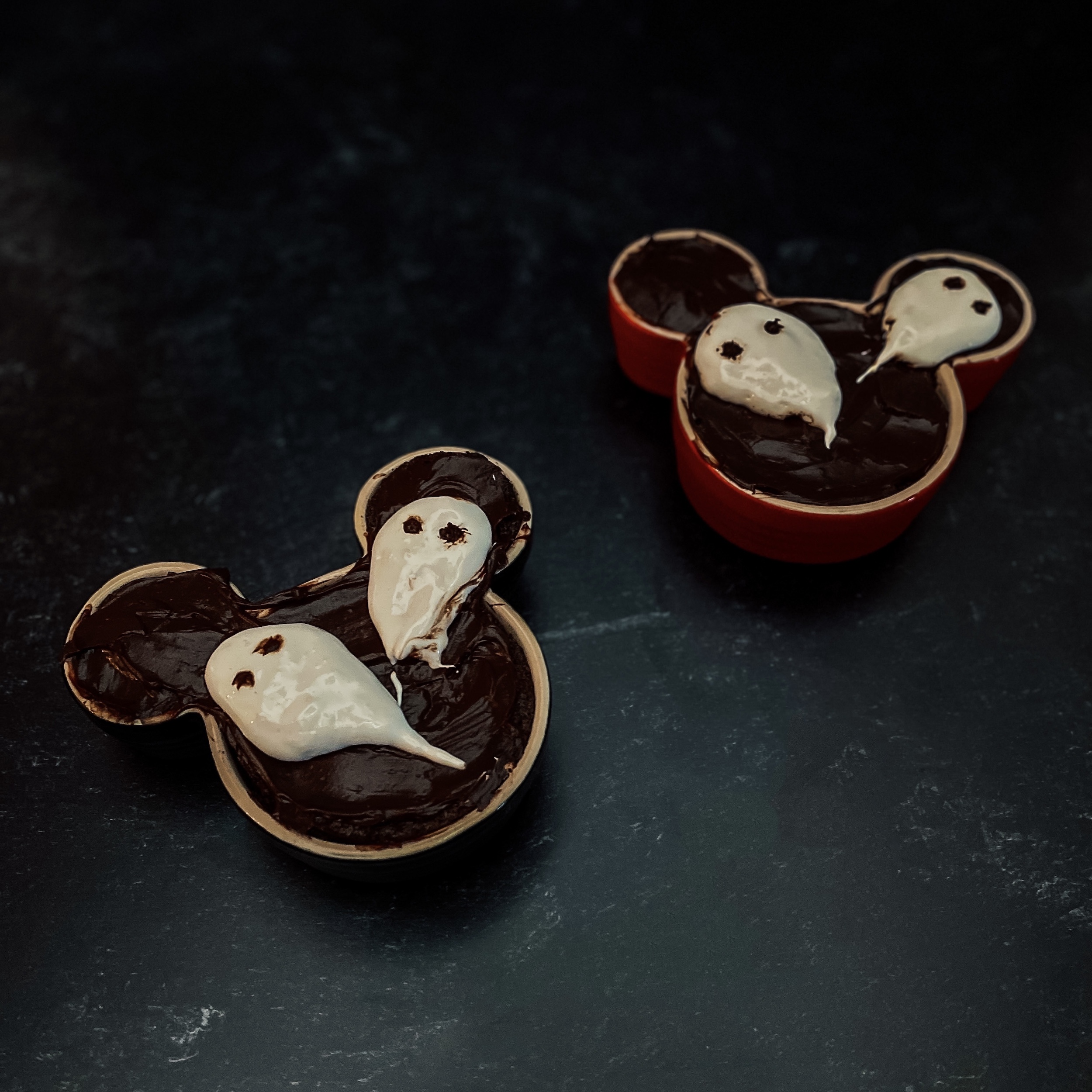 Disney Parks Boo Brownies (two chocolate brownies with chocolate ganache and marshmallow ghosts)
